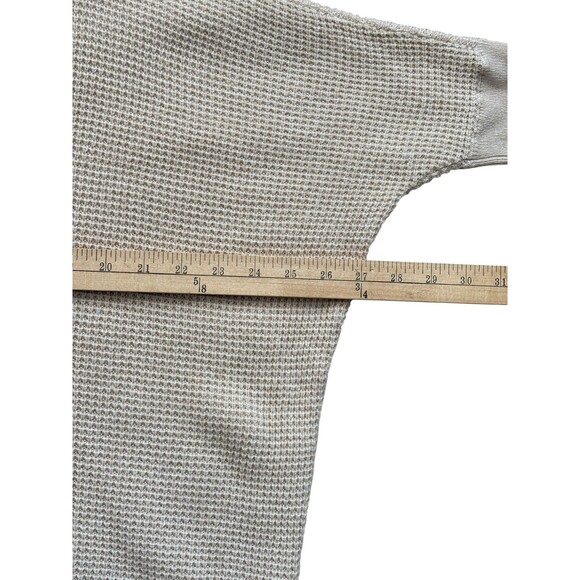 Splendid Short Sleeve Boxy Sweater Wool Blend Lightweight Beige Ivory Women's Sm - Picture 10 of 12